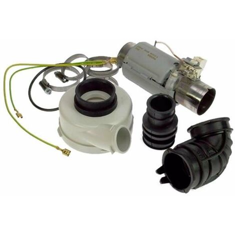 Ensemble résistance capot pompe de cyclage d'origine (480131000096, 481010518499) Lave-vaisselle BAUKNECHT, IGNIS, IKEA, IKEA WHIRLPOOL, KITCHENAID, LADEN, WHIRLPOOL