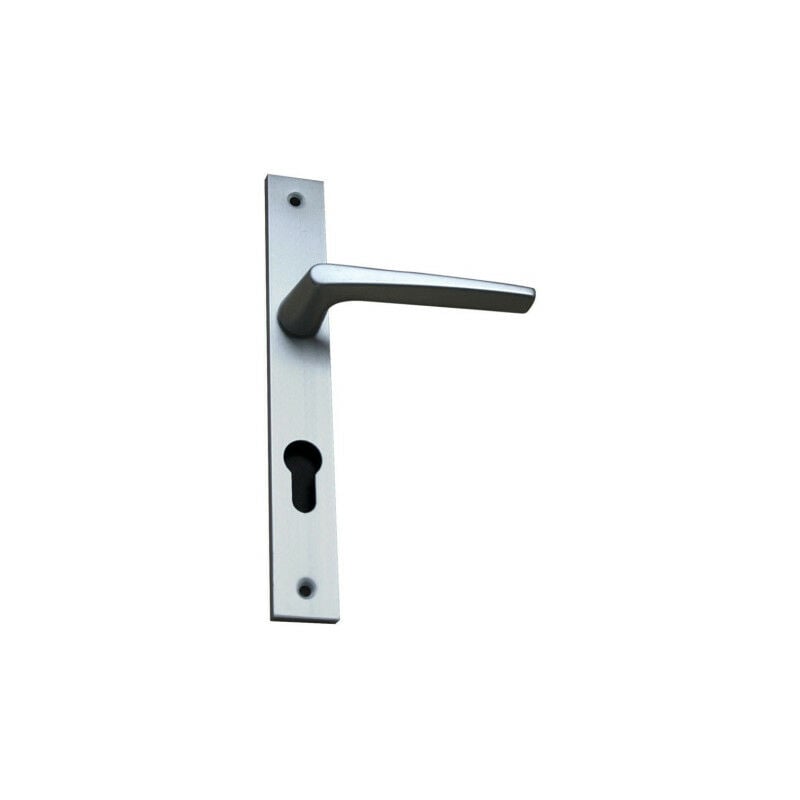 Bezault Sas - Ensemble de poignées de porte riv 28 étroit N.2 Argent Argent