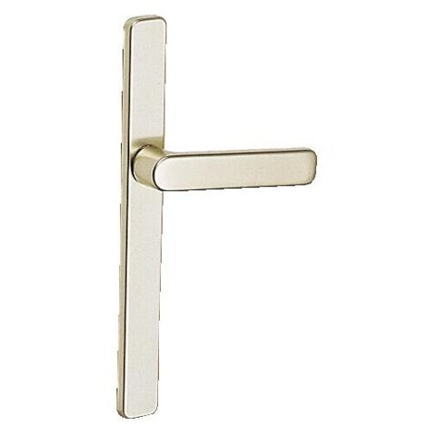 Ensemble rustique sur plaque étroite 245 x 28 mm finition fer patiné cémenté Nevers clé I - BOUVET - TORBEL INDUSTRIE