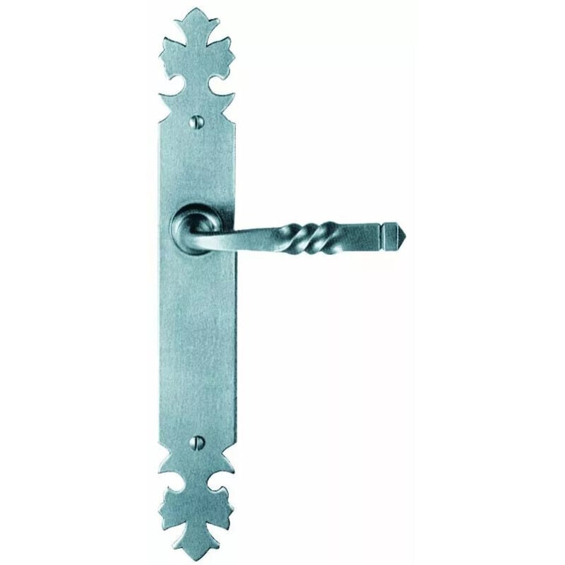 Ensemble rustique sur plaque finition fer noir Bourgogne clé l Bouvet