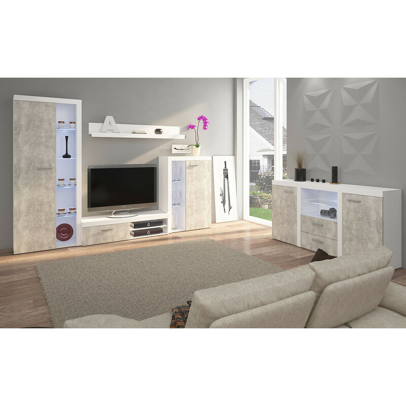 Ensemble Salon Vanillo gris