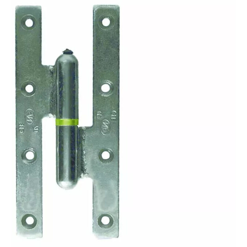 Bezault Sas - Ensemble béquille scult sur grande plaque (entraxe 195 mm) - 40 mm - condamnation avec voyant - chromé velours - vachette