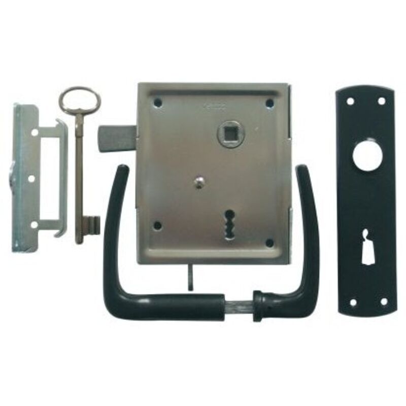 Ensemble serrure porte bb m. Grt. u. hebender Falle