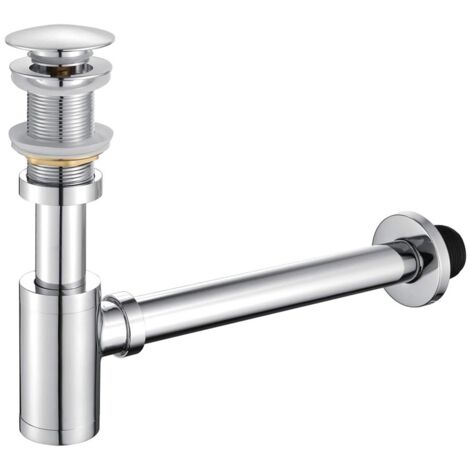ENSEMBLE SIPHON ET BONDE 009 EN LAITON CHROMÉ COLLECTION ERYMANTHE