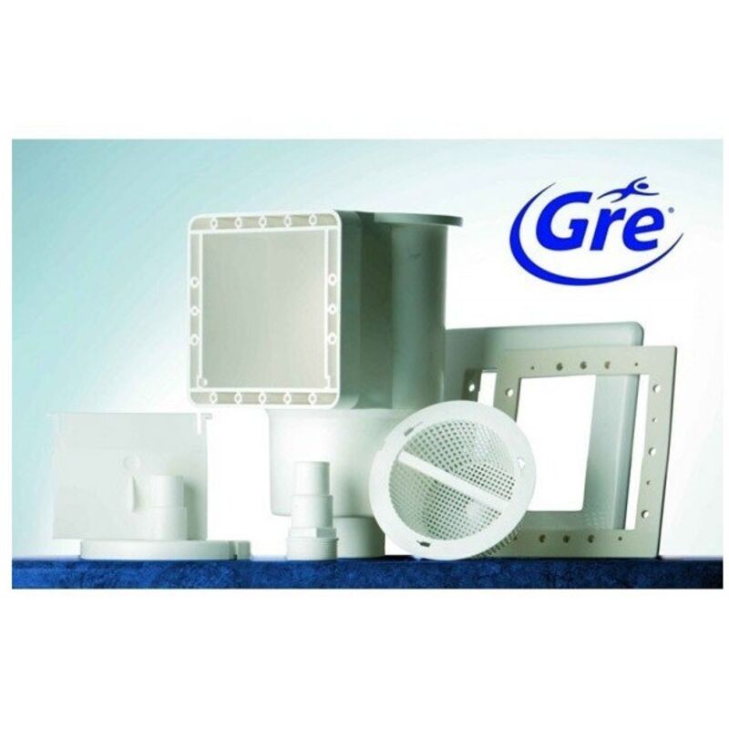 GRE - Skimmer et buse de refoulement - couleur blanc