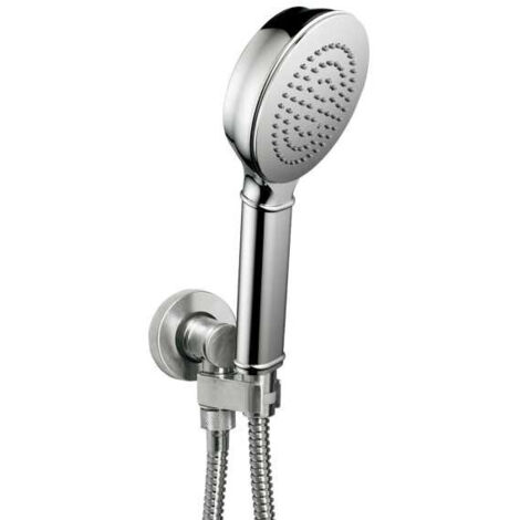 Ensemble sortie murale avec support orientable, flexible 150, douchette CLASSIC Chromé - Bossini C17002C030
