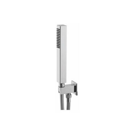 Ensemble support douchette chromé, entrée murale M15/21 avec flexible 150 cm
