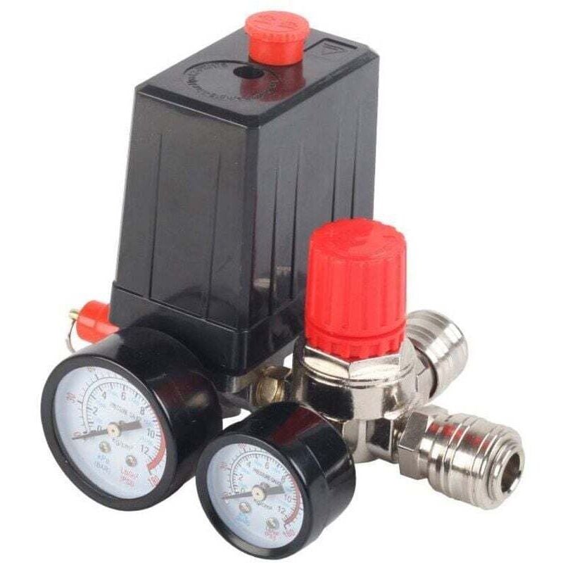 Image of Ensemble Support Régulateur Européen Pressostat Pompe À Air Compresseur Pièces