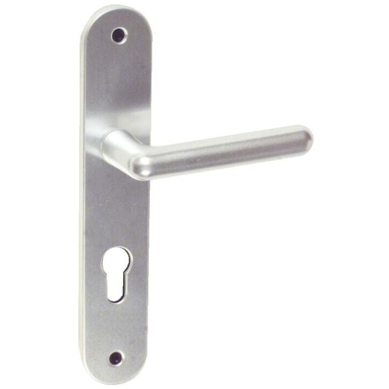 Vachette - Ensemble sur grande plaque arrondies en aluminium anodisé - Ton argent - golf clé l