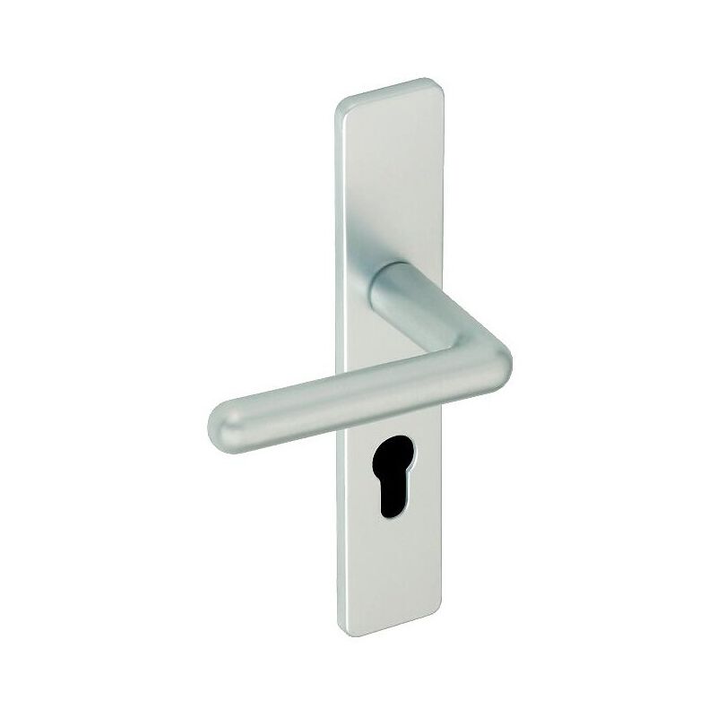 Vachette - Ensemble sur grande plaque carrée en aluminium anodisé - Ton argent - Col rallongé extérieur - golf