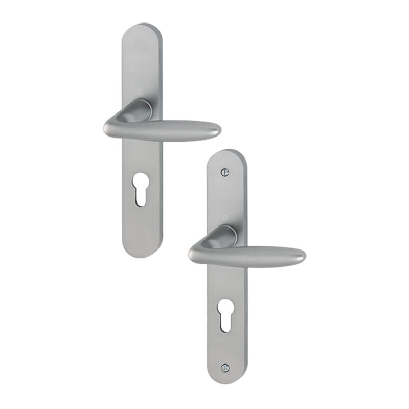 Hoppe - Garniture verona sur plaques de 39mm - Finition : Anodisé F9