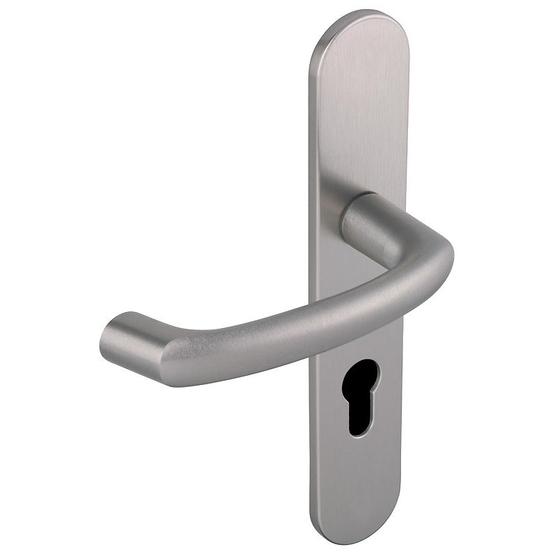 Ensemble sur grande plaque en aluminium anodisé - Ton argent - alto clé i Vachette