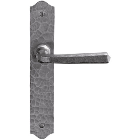 Ensemble de porte BELLAC ACPV – Hauteur 240 mm – Finition métal élégante – Bec de cane non percé pour décoration intérieure – Bouvet