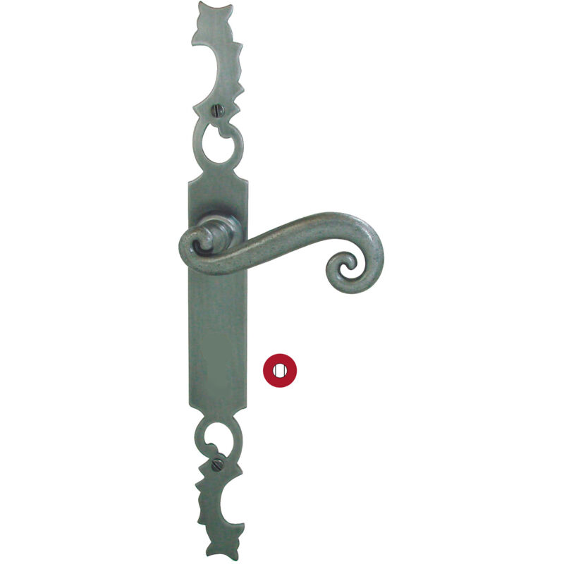 Bouvet - Ensemble sur plaque aquitaine à condamnation gauche finition fer époxy grisé ES45CGA87R