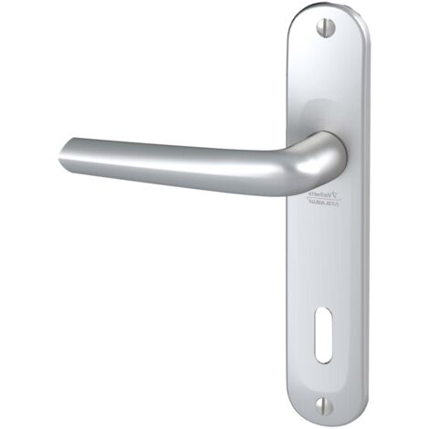 Ensemble sur plaque MONDIAL clé L finition argent - VACHETTE - 046173