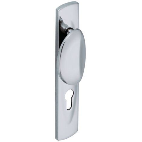 Ensemble sur plaque SILLAGE P539 clé I chromé velours - VACHETTE - 023970