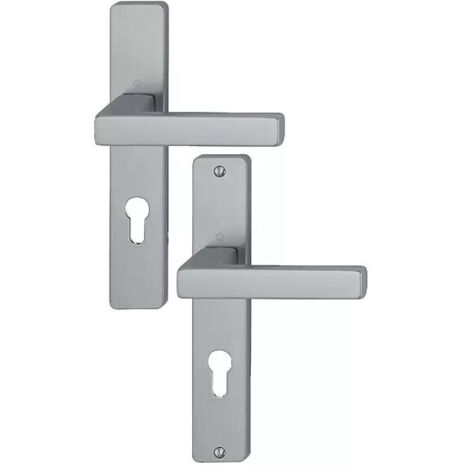 Ensemble sur plaque Toulon - Aspect inox - Clé I