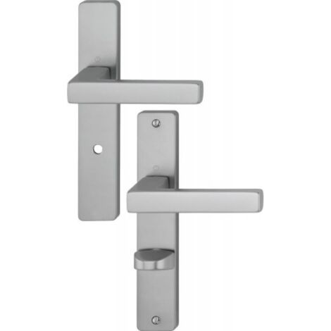 Ensemble sur plaque Toulon - Aspect inox - Condamnation avec voyant
