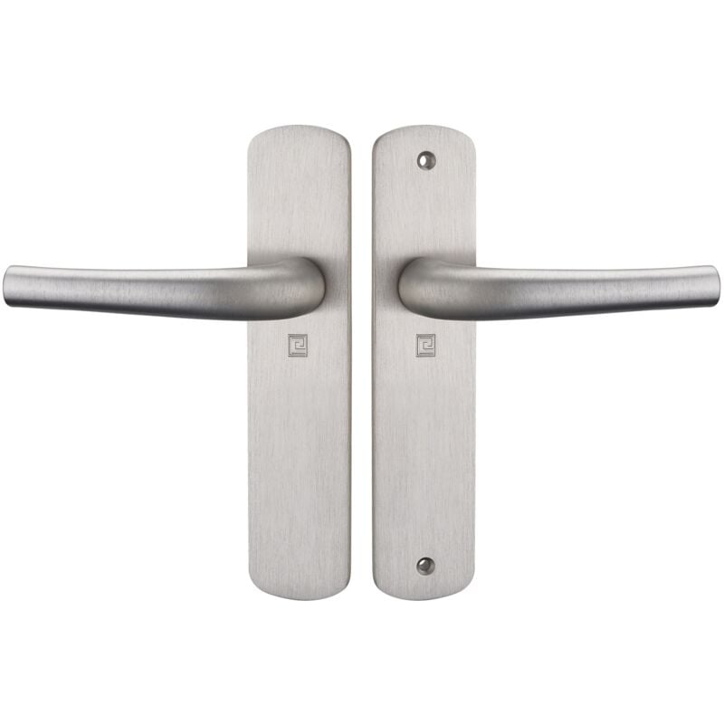 Heracles - Ensemble sur plaques salome home entraxe 165mm bec de cane F9 inox B-SALOME-32