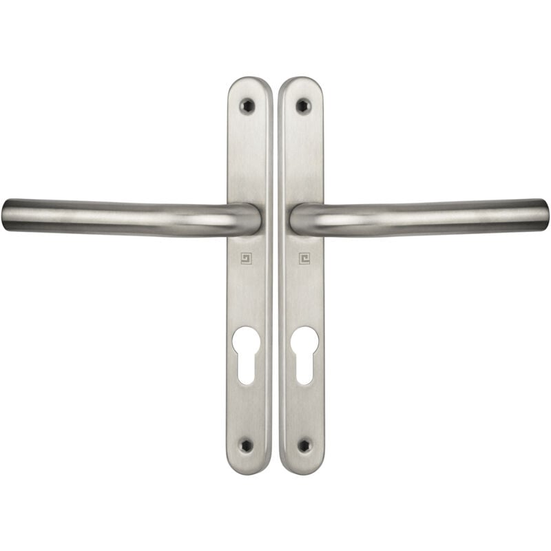 Ensemble double 1194 entraxe 70mm sur plaque étroite clé I - HERACLES - B-INOX-PE01