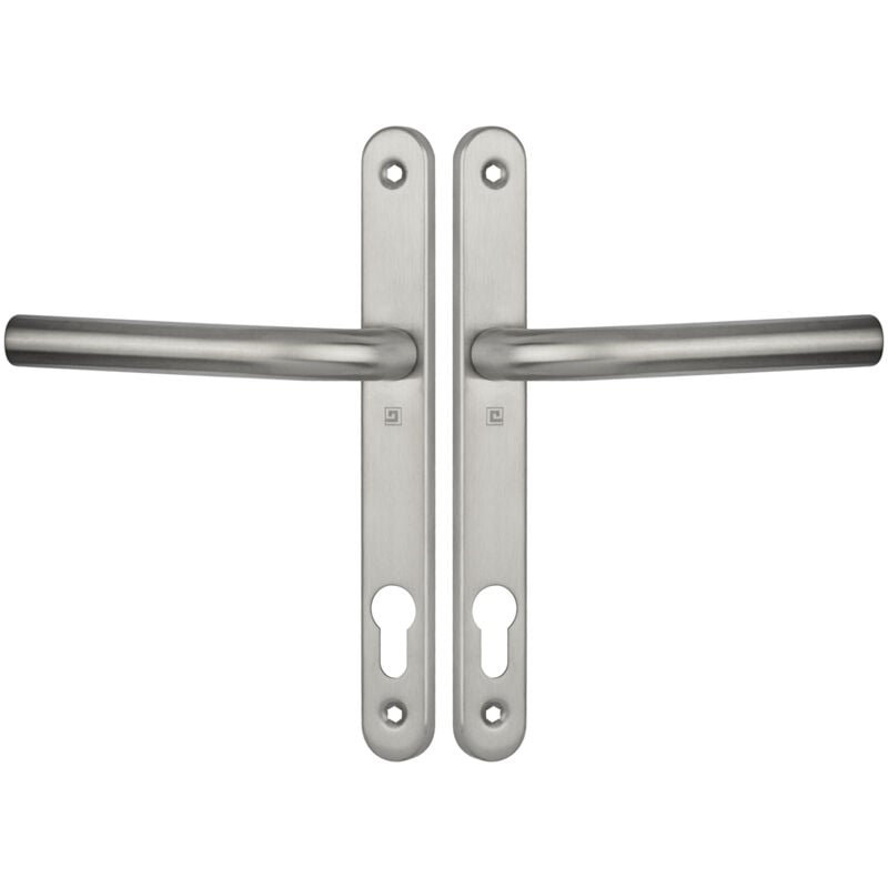 Heracles - Ensemble double 1194 entraxe 92mm sur plaque étroite clé i B-INOX-PE02