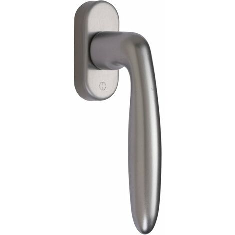 Ensemble sur rosace aspect inox - Pour oscilllo battant - Verona - Hoppe et cie