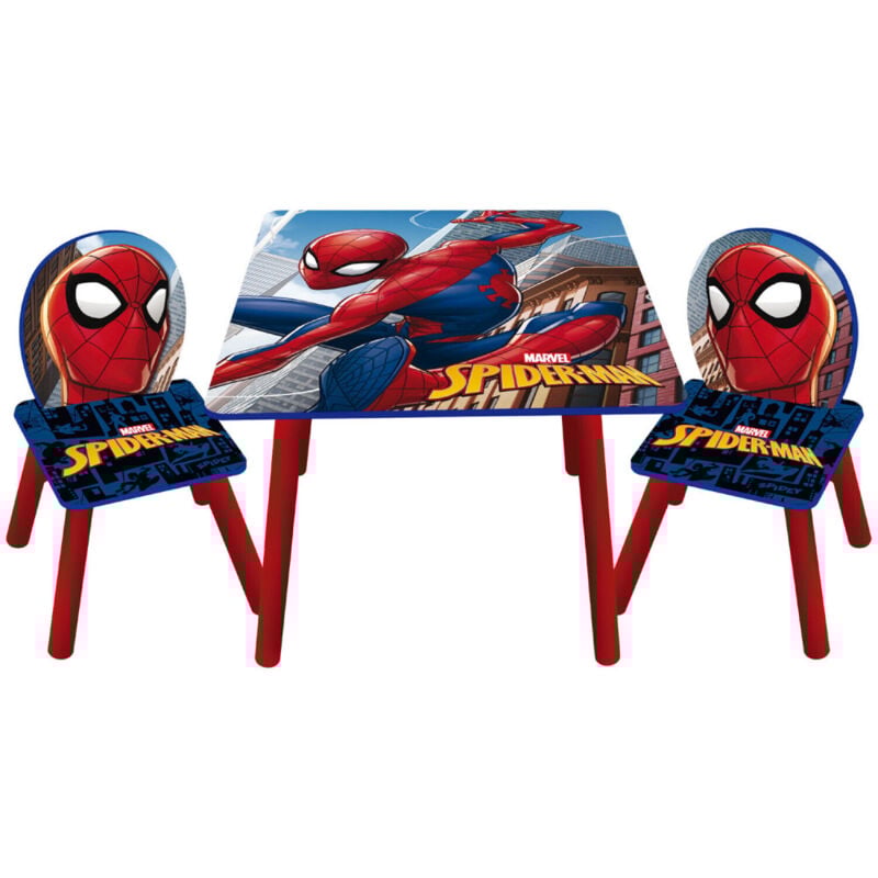 Arditex - Ensemble Table + 2 chaises Spiderman Marvel - Multicolor