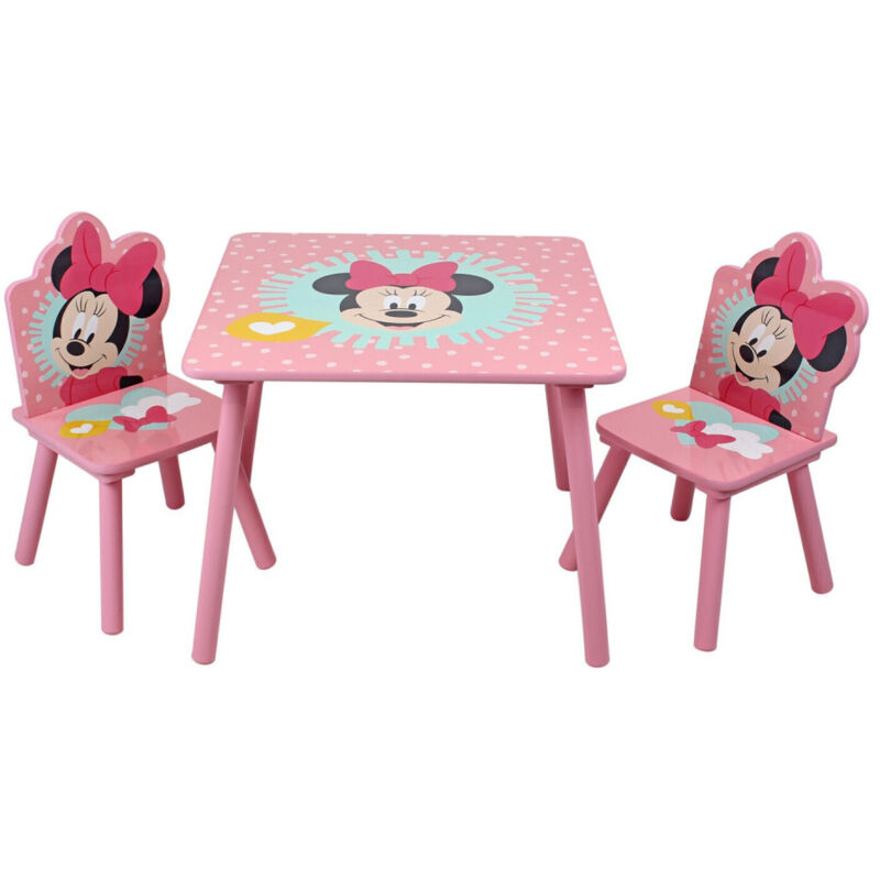 Ensemble table et 2 chaises pour enfants Minnie Mouse Disney