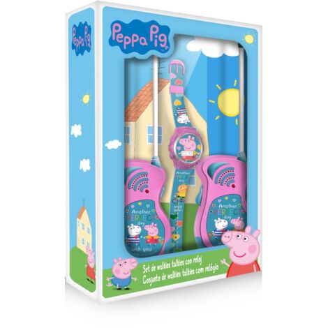 Ensemble talkie-walkie et montre - LICENCE ENFANTS - Peppa Pig - À partir de 3 ans
