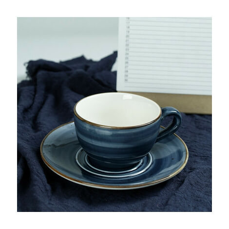 Ensemble tasses et soucoupes à café en porcelaine, tasse à thé en céramique avec cuillères, vaisselle de cuisine, cadeaux d&39anniversaire de mariage, Style européen,200-400ml,Style 2