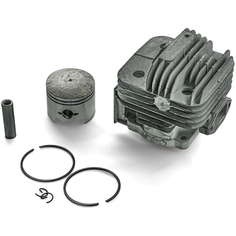Boudech - Ensemble thermique complet pour débroussailleuses 62Cc - Cylindre + piston + bandes de piston + goupille de piston et supports