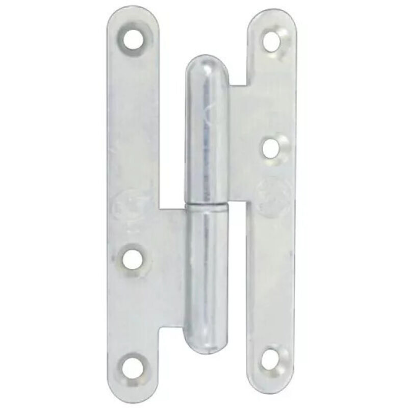 Vachette - Béquille double sur plaque 195 mm ligne Artis chromé diamant noir clé i