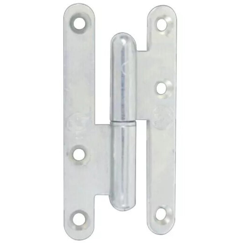 Vachette - Béquille double sur plaque 195 mm ligne Artis chromé diamant noir clé l