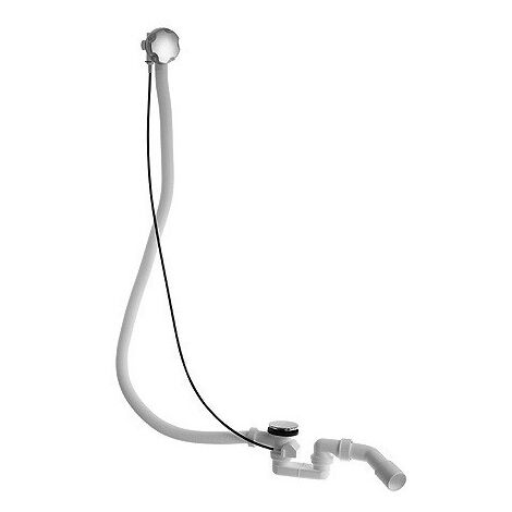 Ensemble vidage / trop-plein pour siphon latéral chromé DURAVIT