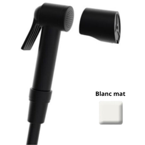 Ensemble WC avec flexible et douchette Blanc mat APICE - BOSSINI C98043B045