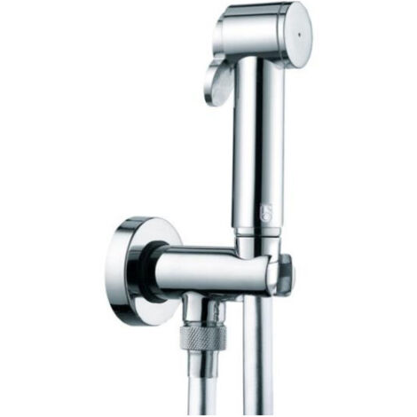 Ensemble WC avec flexible, support et douchette Chromé PALOMA - BOSSINI C690178030