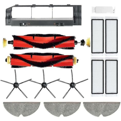 Ensembles d'accessoires pour Aspirateurs Xiaomi Roborock S5 Max S6 Max S6 Pure S6 MaxV S50 S51 S55 S60 S65 S5 S6 Pièces de rechange pour Xiaomi Roborock White 18 thsinde