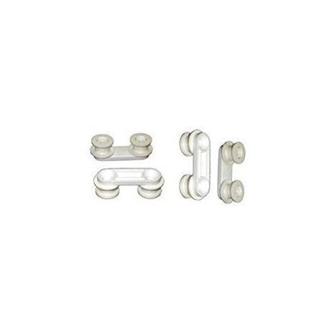 Ensembles de support de roulette x4 complet pour Lave-vaisselle Electrolux 50269972001