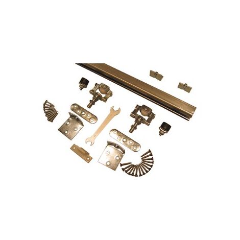 Ensembles fixation portes coulissantes réglables 40kg 185cm