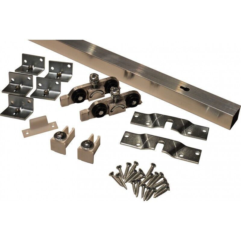 Ensembles fixation portes coulissantes réglables 80kg 190cm