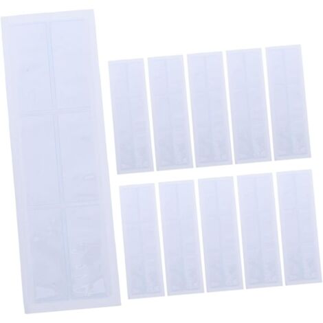 Ensembles Transparent Adhesive Shelf Label Holders With