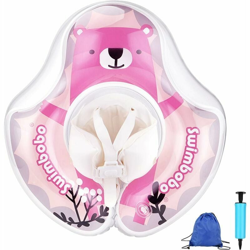 Ensoleille - Bébé Siège De Piscine, Flotteur Gonflable pour Enfants Bague De Natation Flottante,Enfants Bébé Siège De Piscine Réglable, Nager Piscine