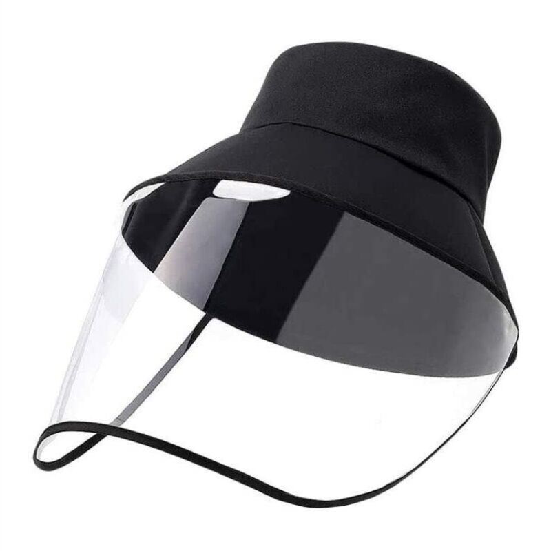 Capuchon Anti-buée, Chapeau de Soleil, Chapeau de Visière Étanche à La Poussière Amovible avec Visière Transparente Visible pour L'extérieur, Les