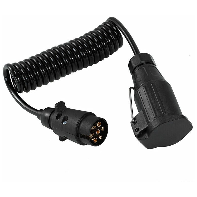 Ensoleille - Câble dextension de remorque, Prise de Prise de remorque 7-13 Broches Câble dextension de remorque 12v avec connecteur de Prise de Prise