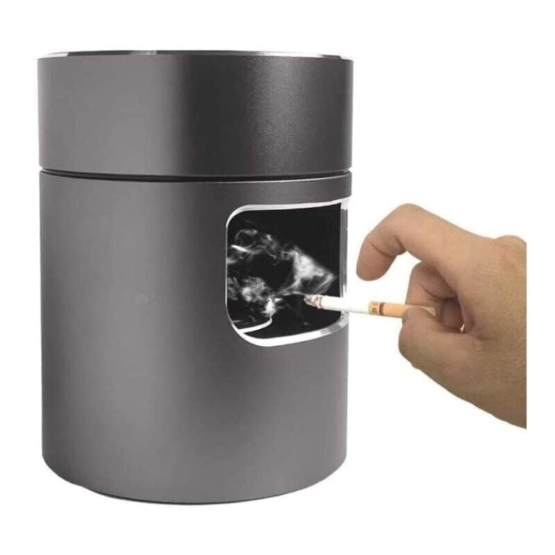 Ensoleille - Cendrier multifonctionnel 3 en 1 Cendrier portable sans fumée avec filtre Cendrier à fumée Déodorant Purificateur d'air Cendrier