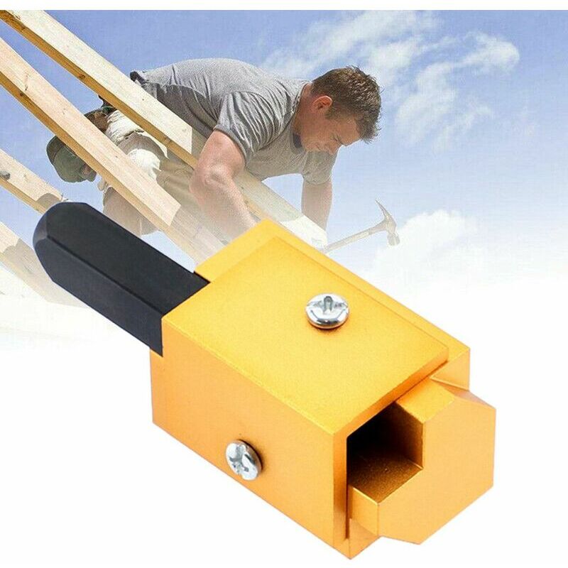 Ensoleille - Ciseau d'angle de gabarit en bois pour la charni��re int��gr��e carr��e enfile le travail du bois
