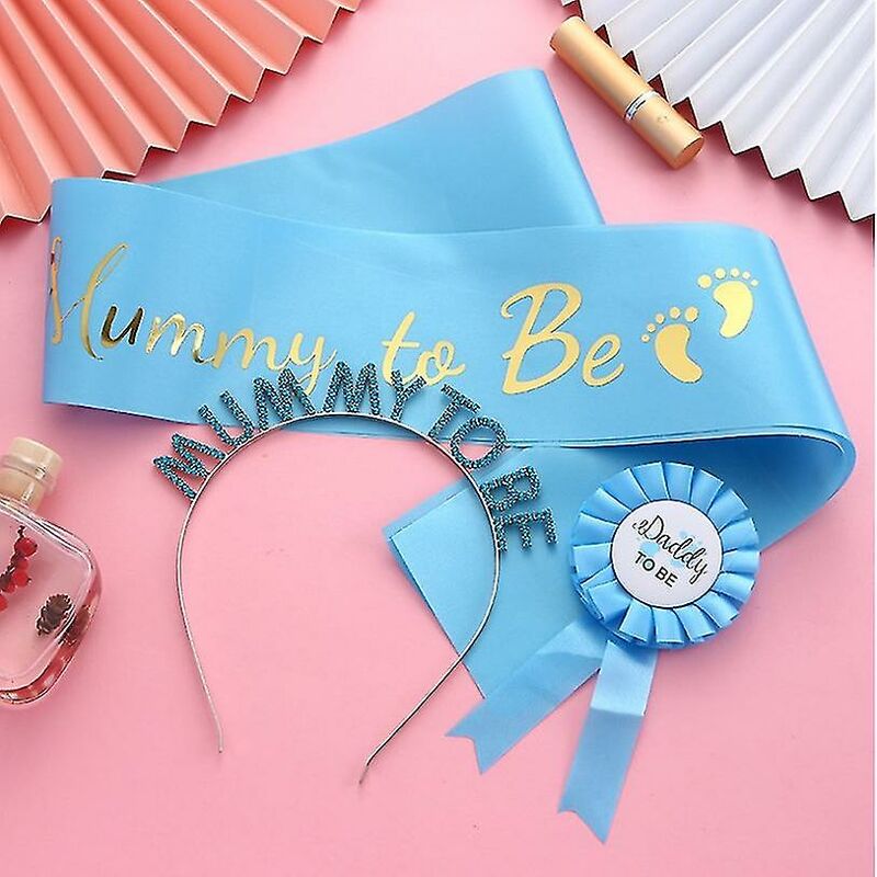 Ensoleillé - Headband Hair Loop Baby Shower Party Decoration Gender Reveal It's a Boy