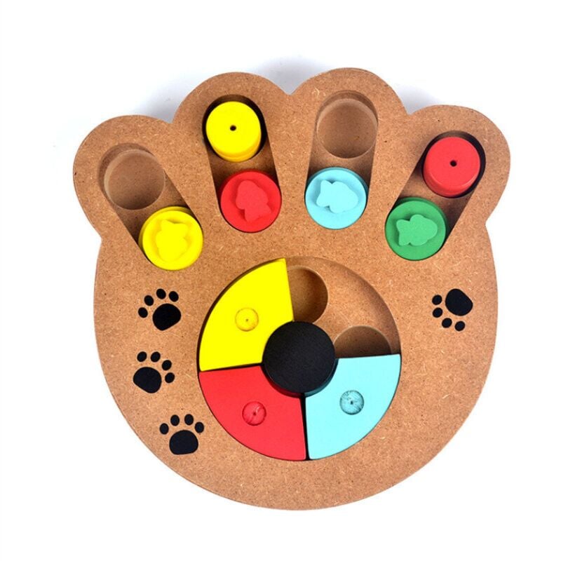 Ensoleille - Jouet Chien Intelligence Jeu éducatif Chiens Jeu de Dissimulation interactif Chien Jouet Jeu de Dissimulation interactif Distributeur de