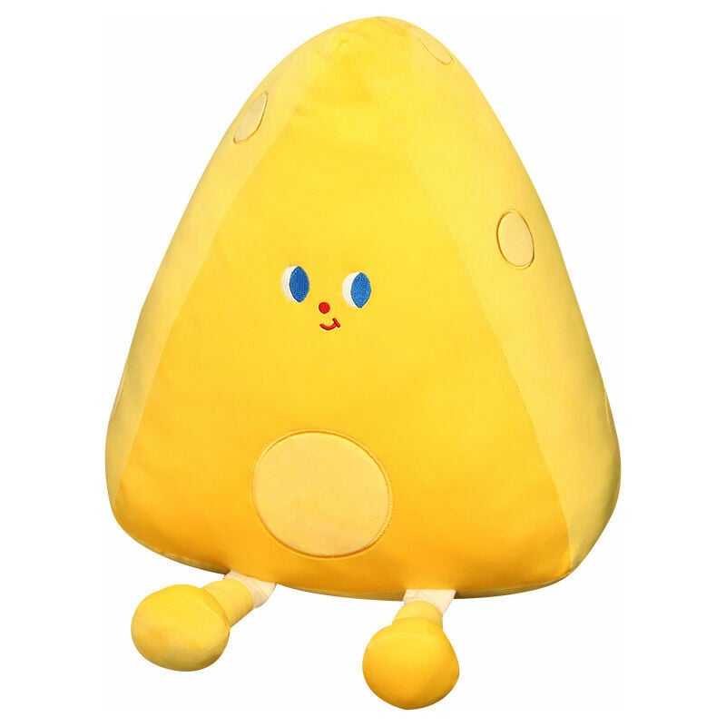Jouet en peluche de poupée de fromage, coussin d'oreiller de sommeil doux de poupée mignonne (30cm0.22kg)