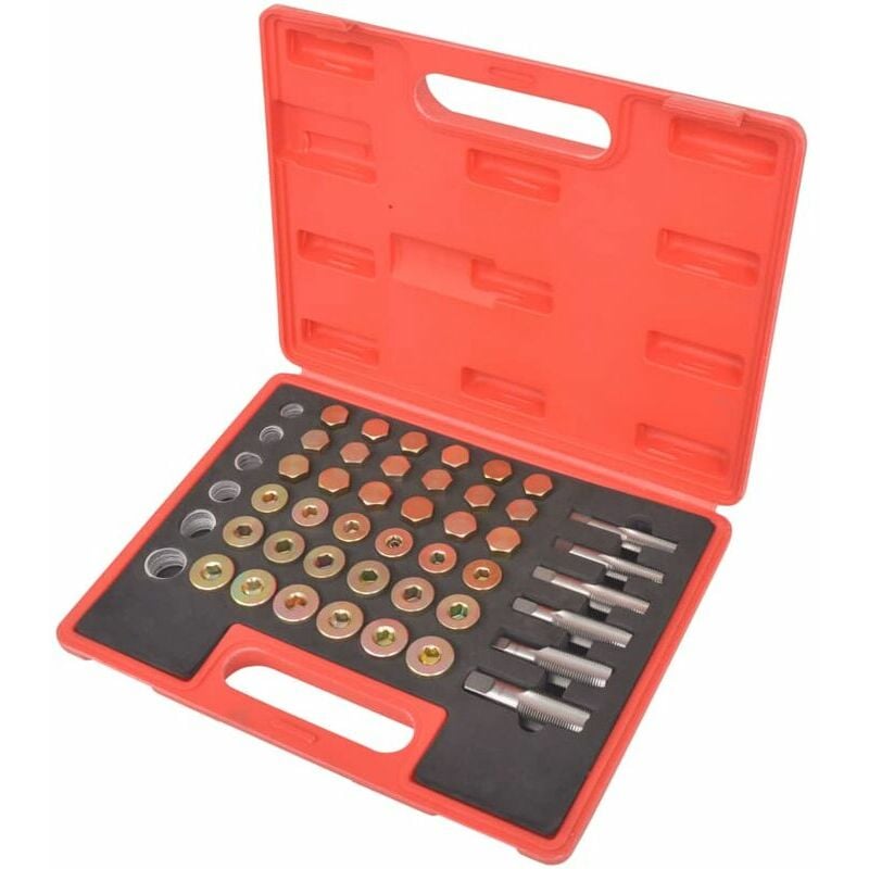 Ensoleille - Kit de réparation de filetage de bouchon de vidange d'huile